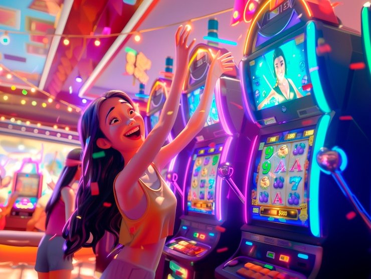 Live roulette table interface at abcslot888 login